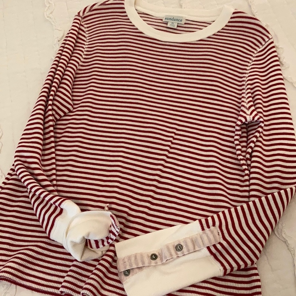Sundance knit Henley Top